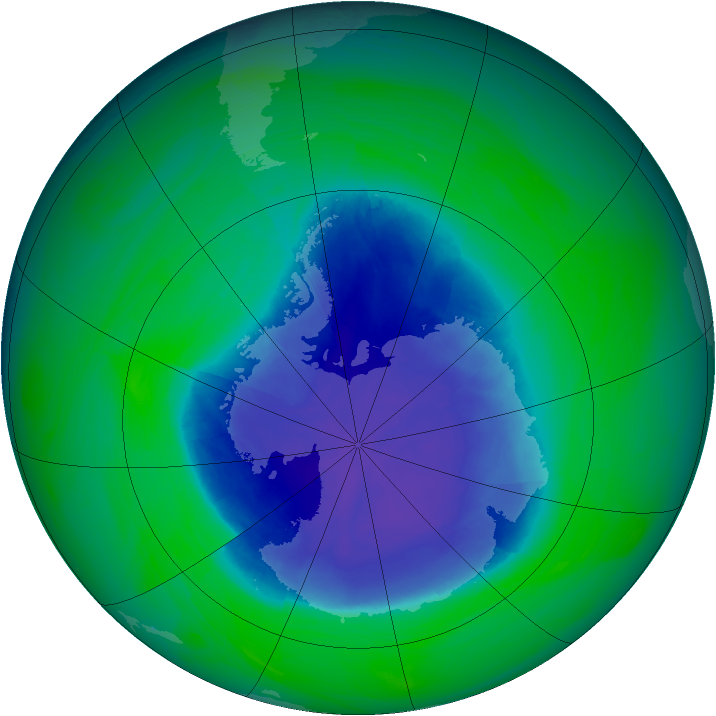 Ozone Map 2004-11-04